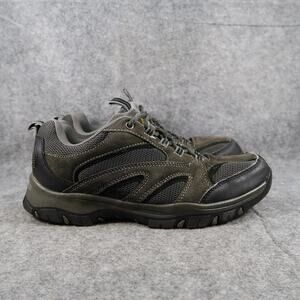 Deer Stags Shoes Mens 9.5 Hiking Athletic Trek Lace Up Leather Sport Outdoor